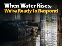 Aramsco - When Water Rises We're Ready to Respond web banner